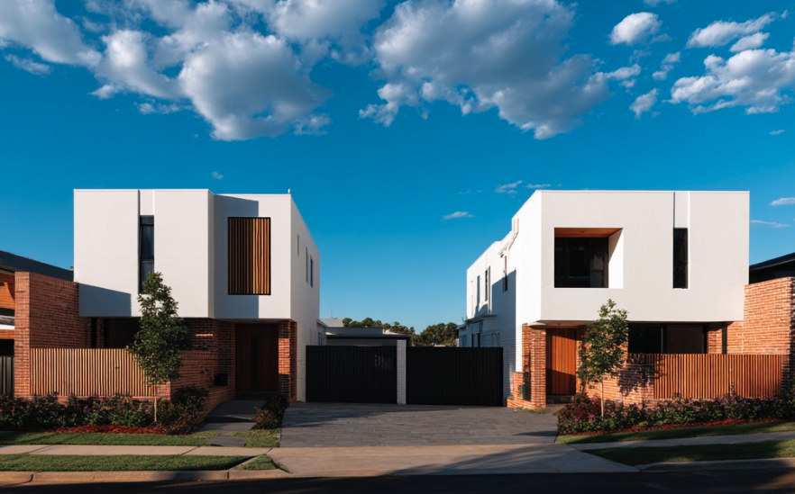Modern brand-new townhouses